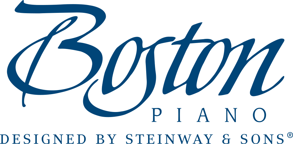Logo of Boston Pianos designed by Steinway and Sons