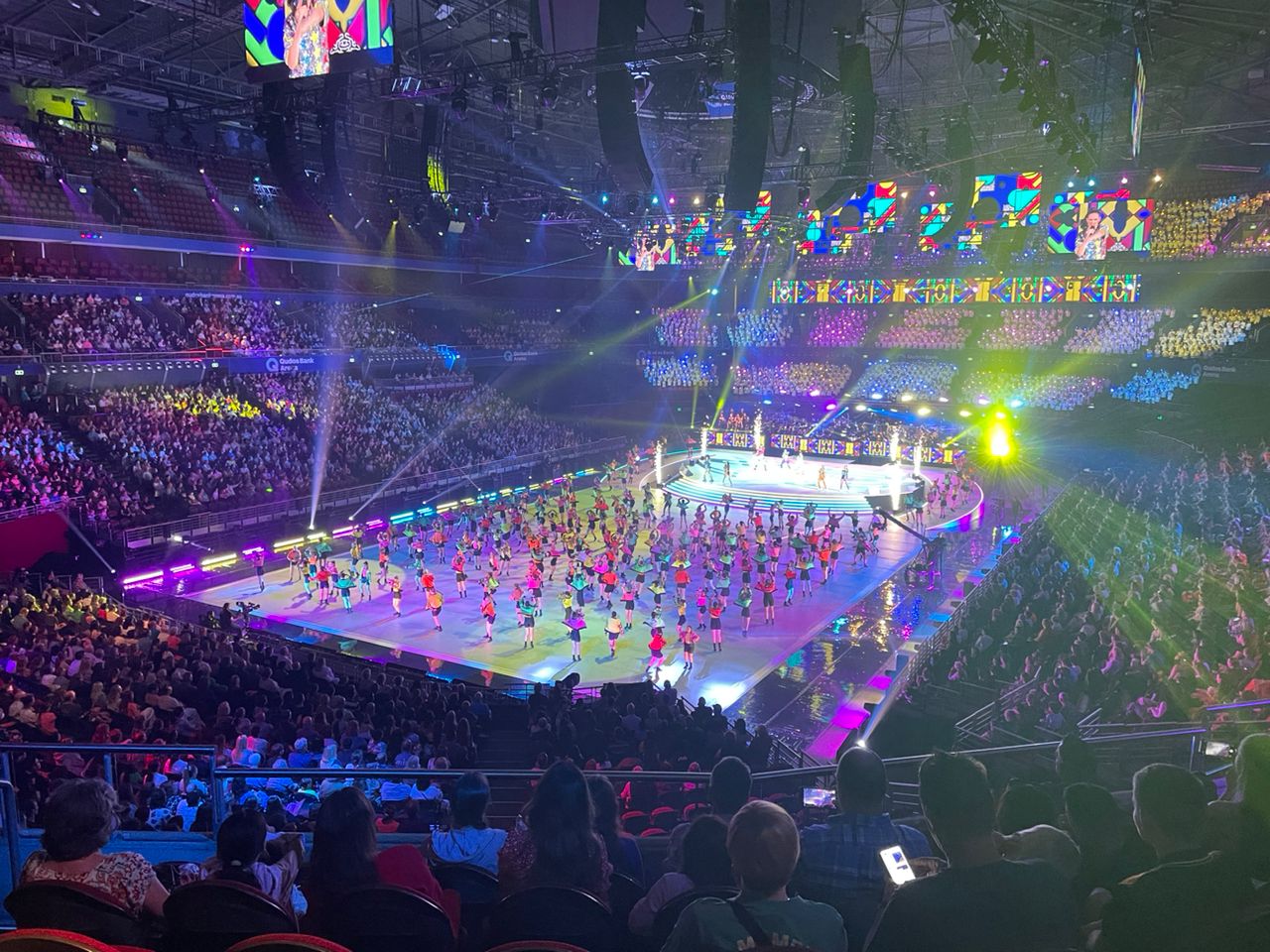 A colourful performance at the 2022 Schools Spectacular event presented by the NSW Department of Education