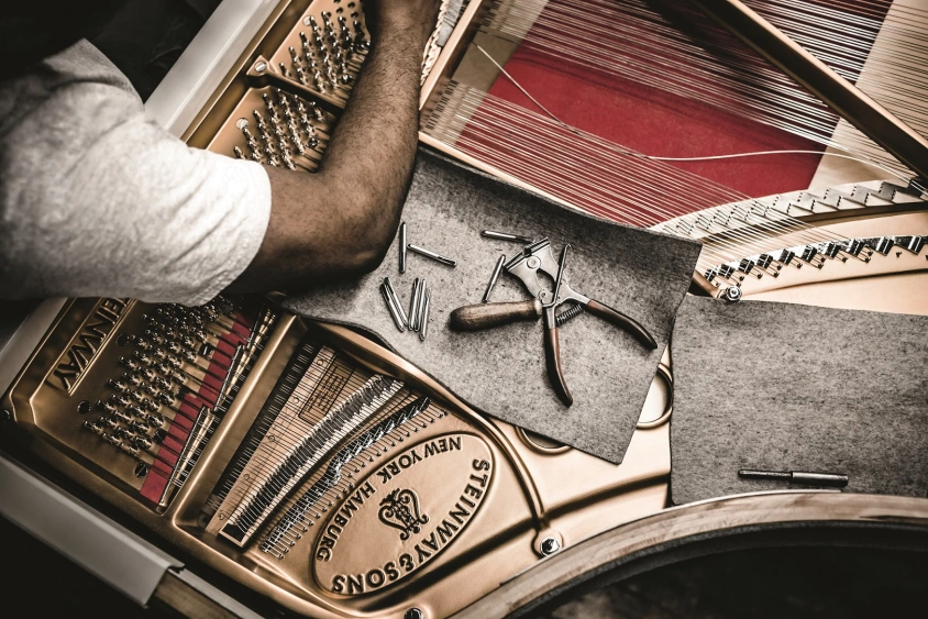 Steinway pianos are proudly handmade since 1853.