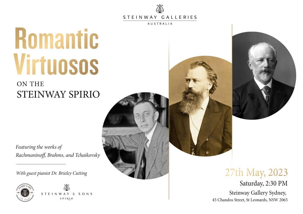 Steinway Gallery Sydney Spirio event - Romantic Virtuosos on the Spirio