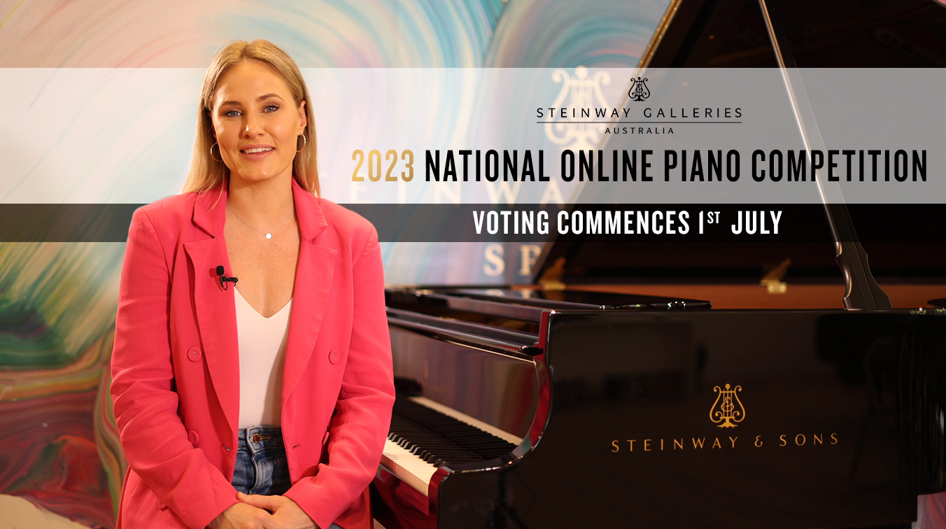 Voting Commences: 2023 Steinway Galleries Australia National Online Piano Competition