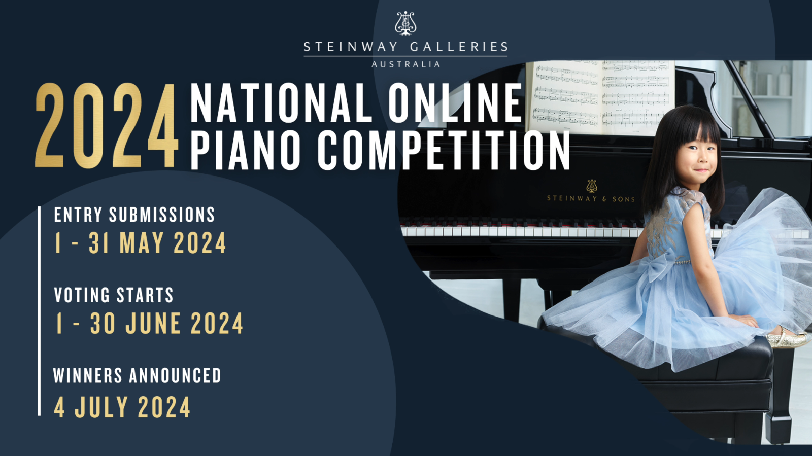2024 Steinway Galleries Australia National Online Piano Competition