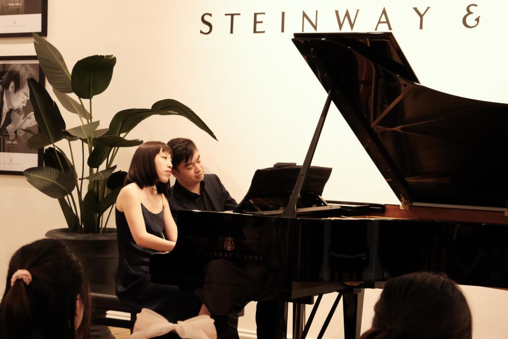 Lunar New Year Concert at Steinway Gallery Melbourne. Daniel Le and Xinyu Allie Wang as pianists.