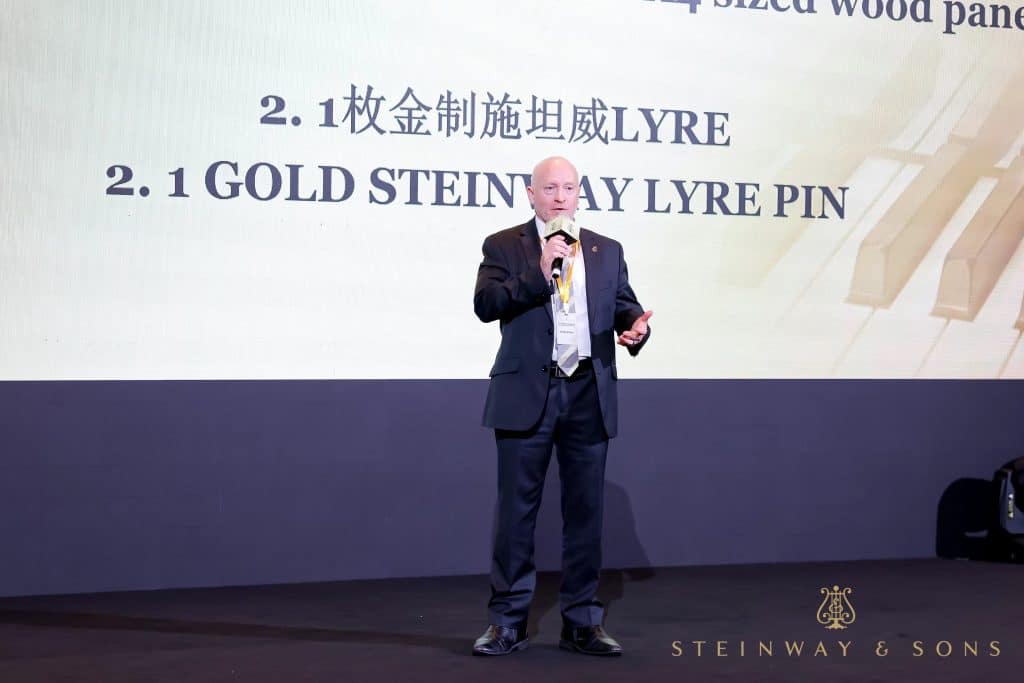 CEO Mark O'Connor at 2024 Steinway Asia Pacific Dealer Meeting 