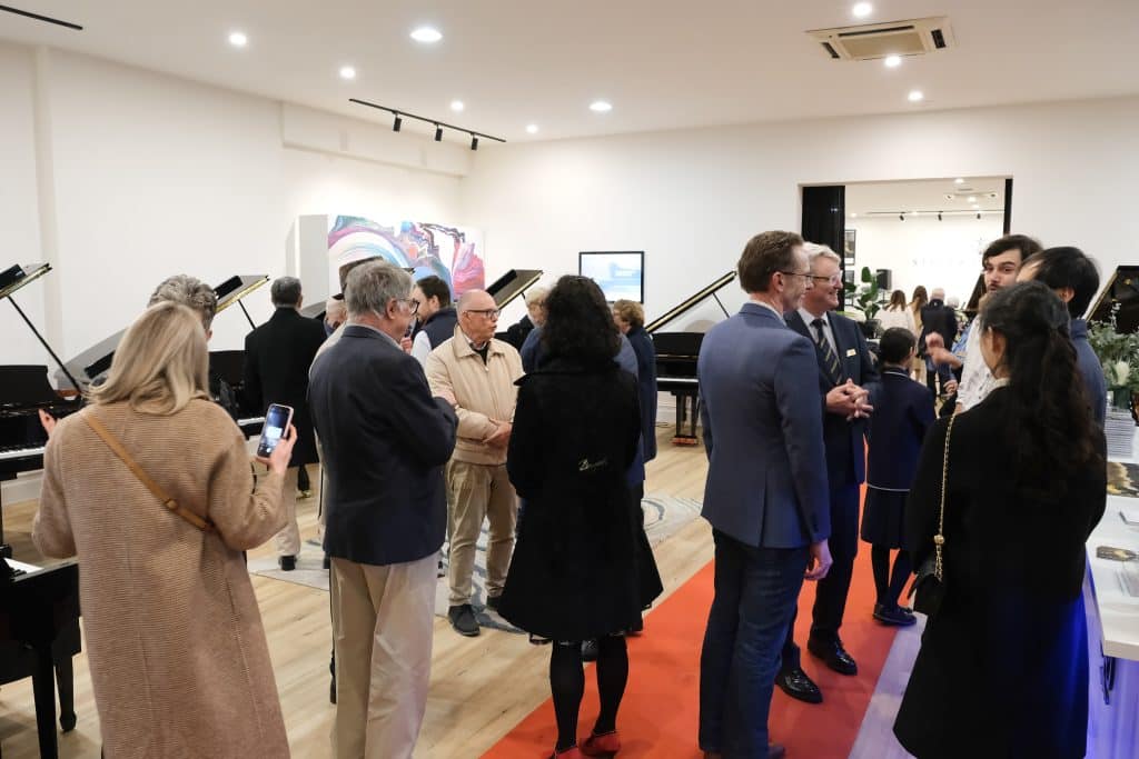 Australian National Piano Award Finalists Announcement Event at Steinway Gallery Melbourne.