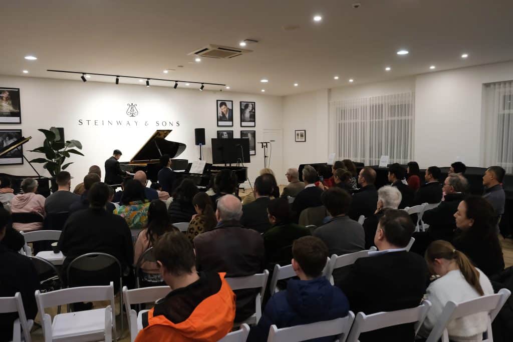 Concerts 'Meeting of a Century' at Steinway Gallery Melbourne. 