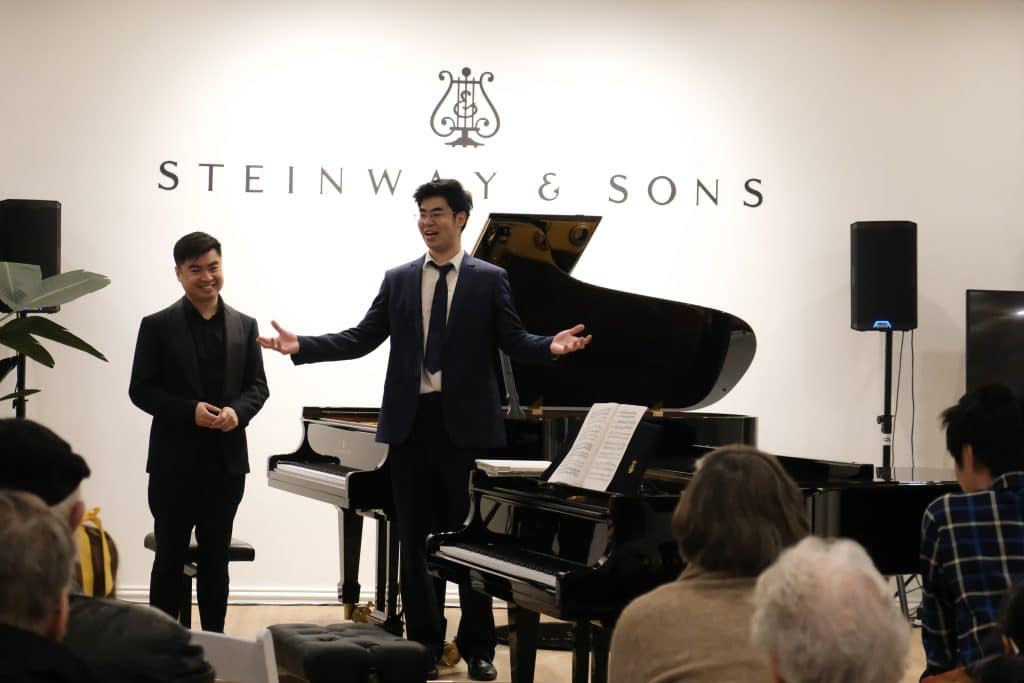 Young Steinway Artist Jack Cheng and Australian pianist Dr. Daniel Le.