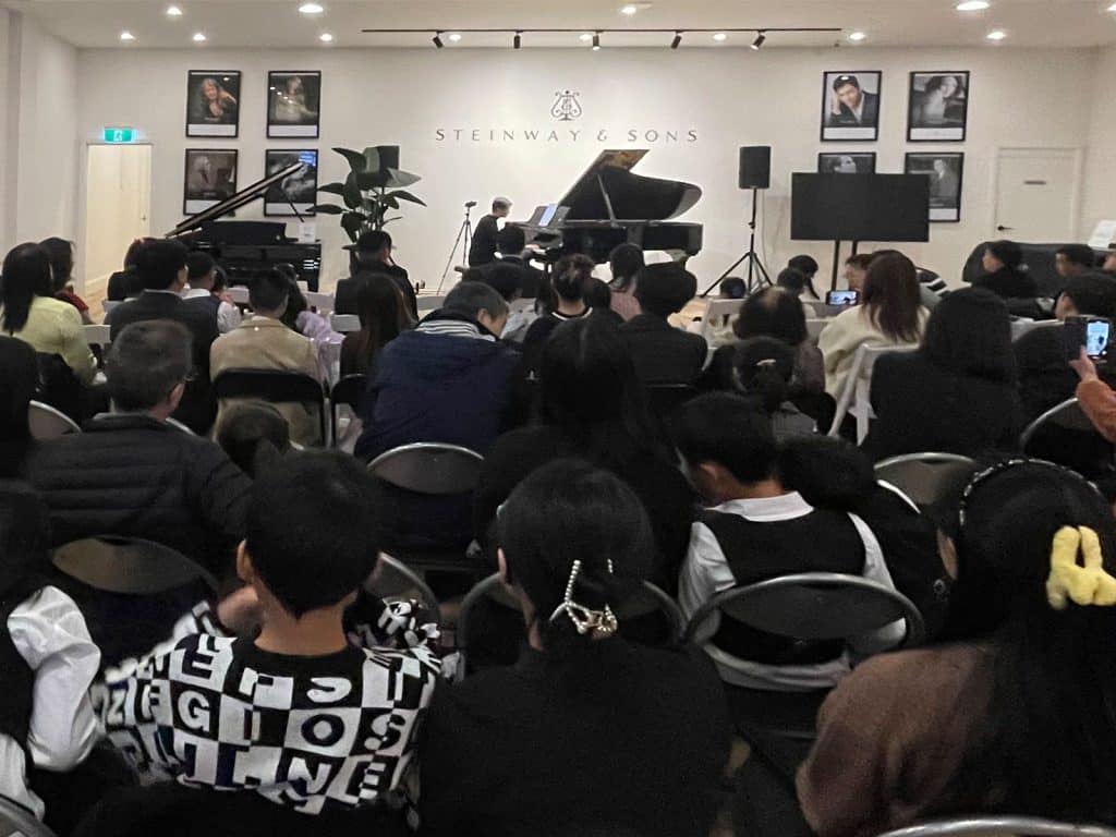 Patricia Lau's student recital at Steinway Gallery Melbourne. 