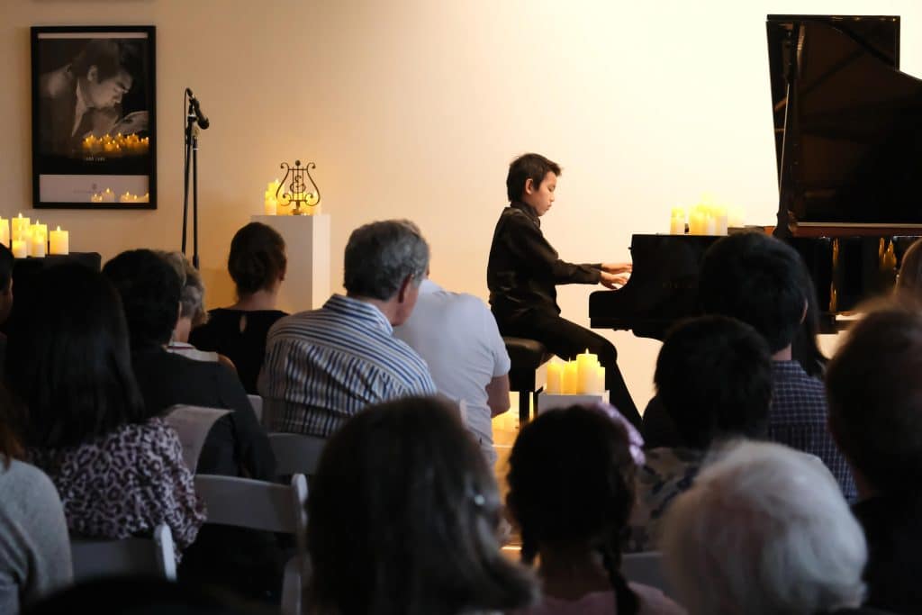 Christmas Candlelight Concert at Steinway Gallery Melbourne.  Dillon Chan as pianist.